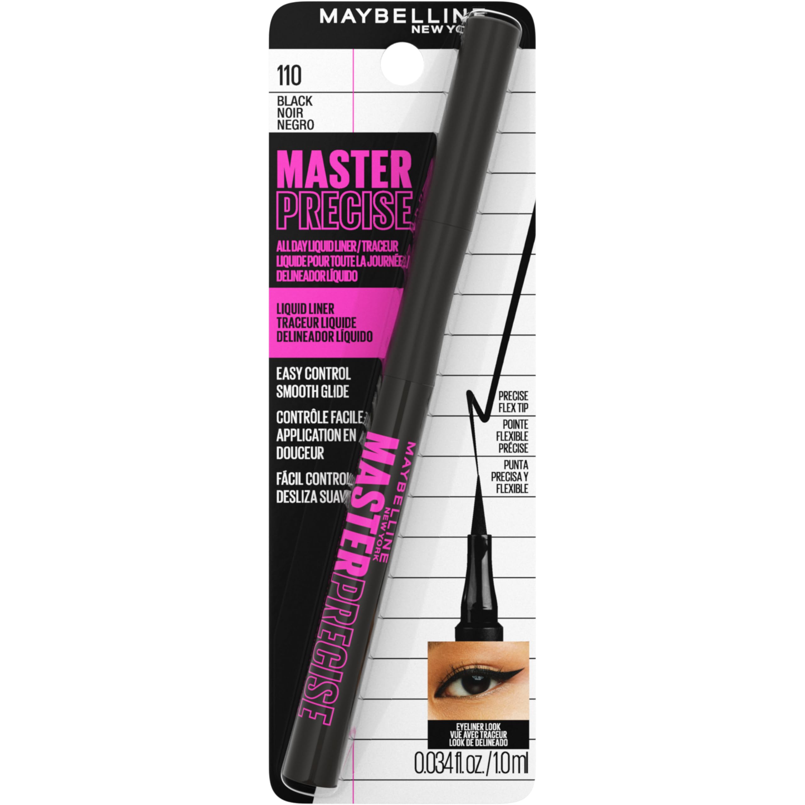 Emerald swatch for vibrant color by Maybelline Eyestudio Master Precise