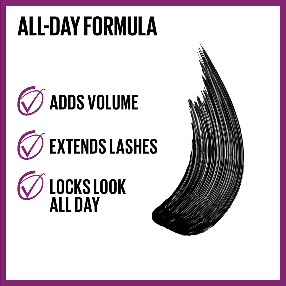 Maybelline The Falsies Lash Lift Fiber-Infused Formula adds length and volume without clumps.
