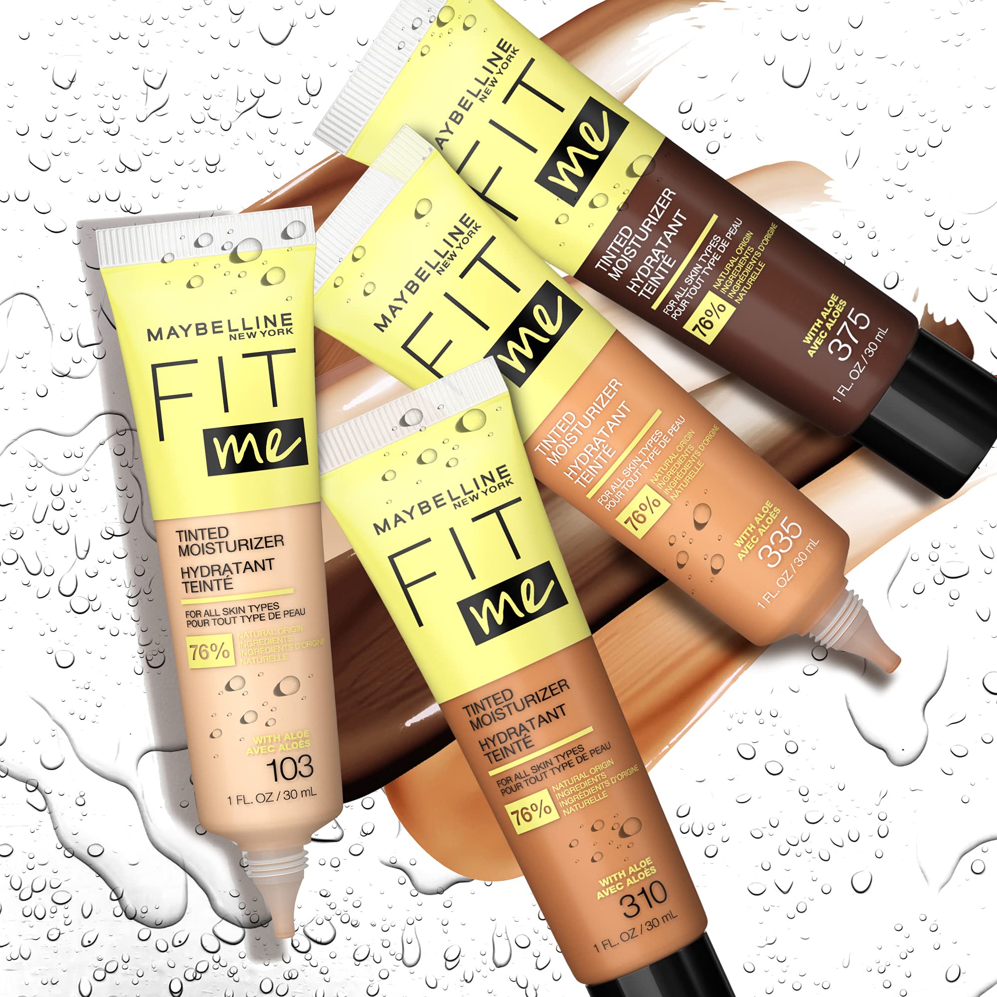 Acabado mate sin brillo en la piel con Maybelline Fit Me.