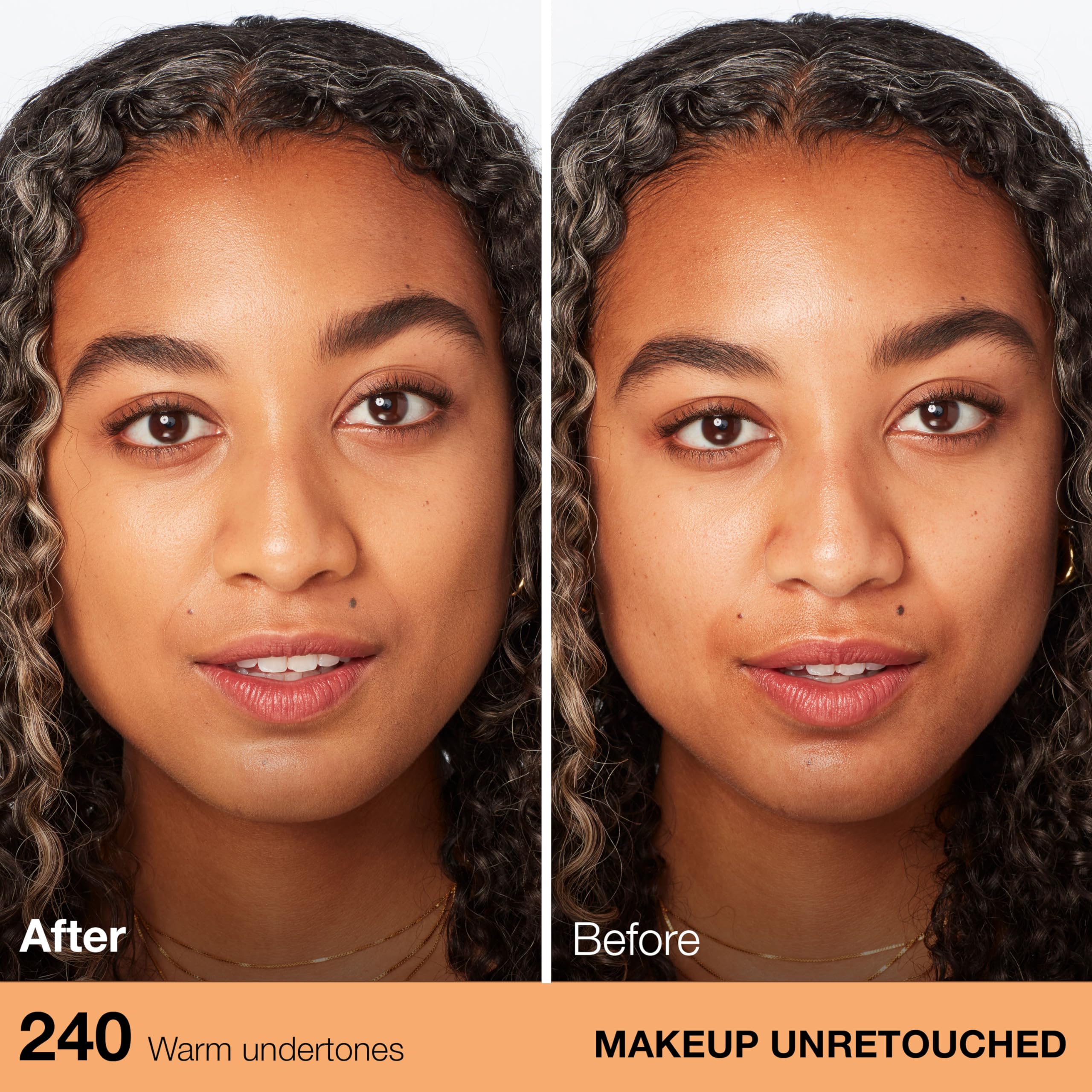 Maybelline Fit Me foundation on skin with dewy finish for luminous complexion