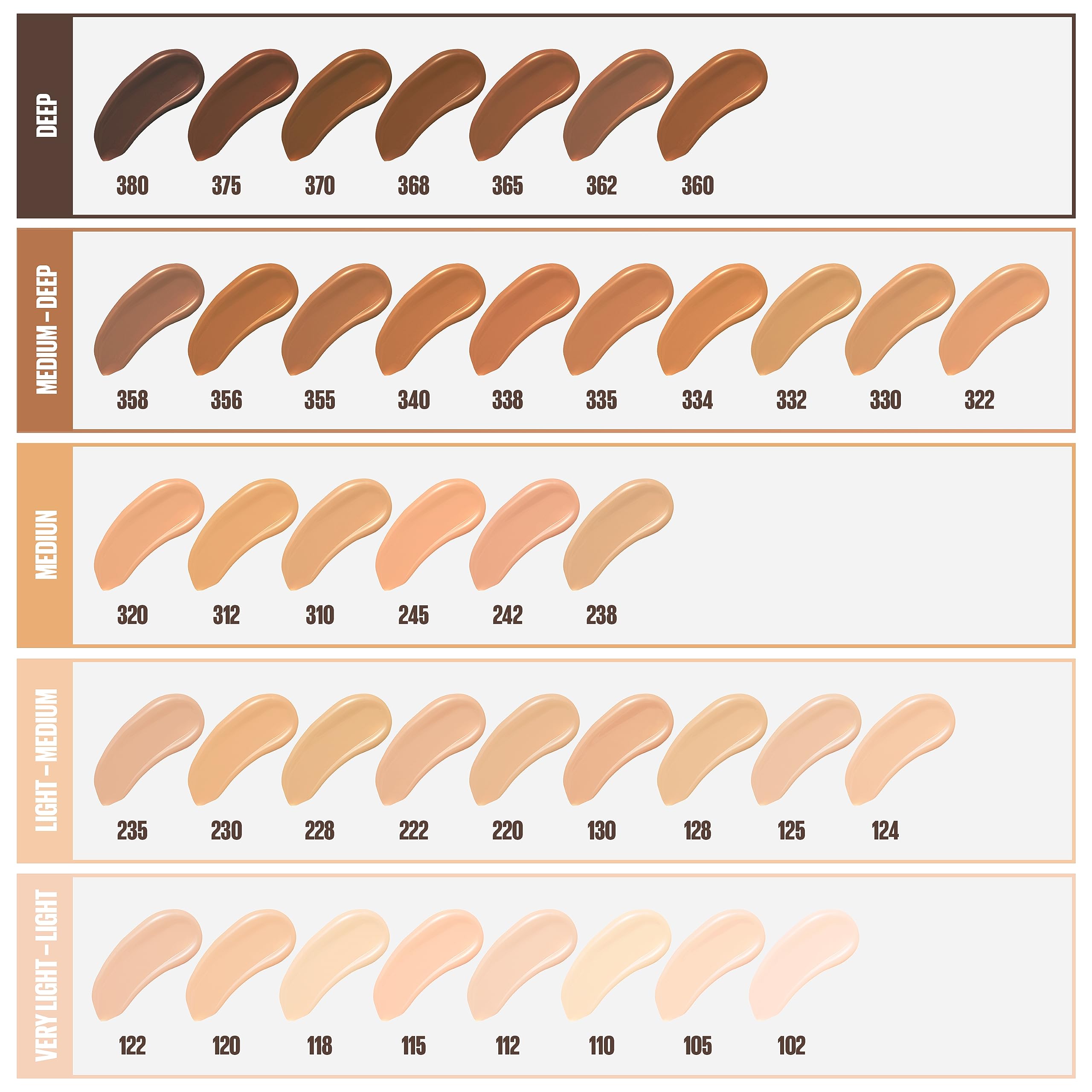 Maybelline Fit Me Latte texture close-up shows lightweight formula.