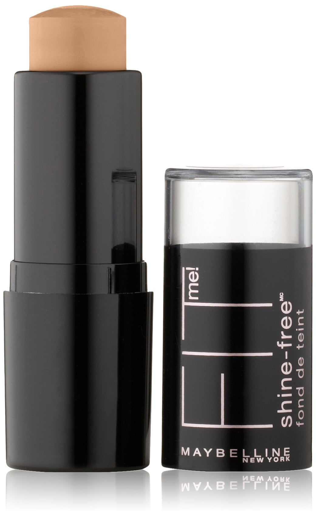 Maybelline Fit Me Oil-Free Stick Foundation Buff Beige 130 application for natural matte coverage.