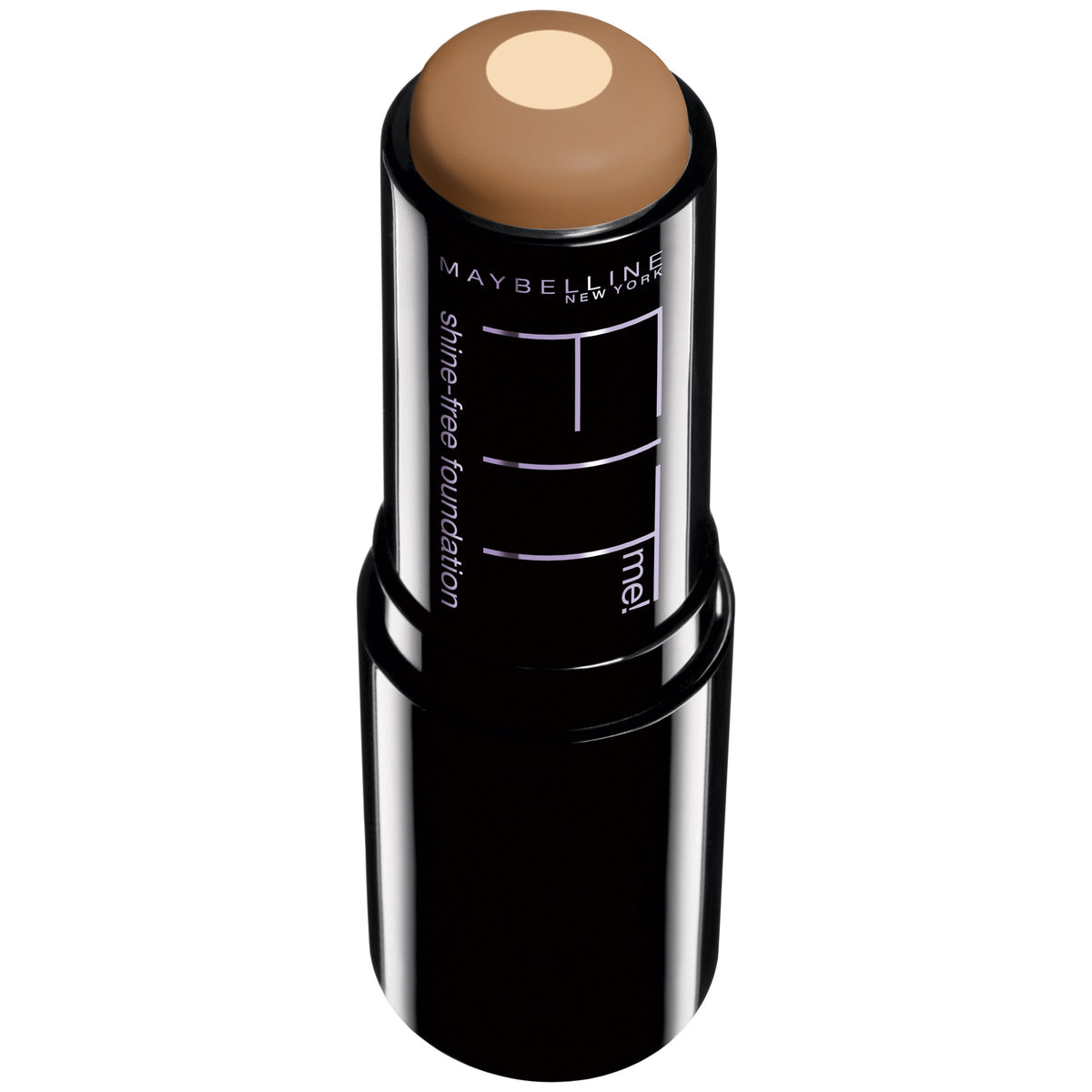 Maybelline Fit Me oil-free stick foundation 355 Coconut for matte, shine-free skin.
