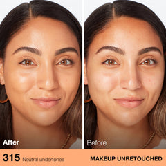 Maybelline Fit Me applicator applies Soft Honey for seamless coverage