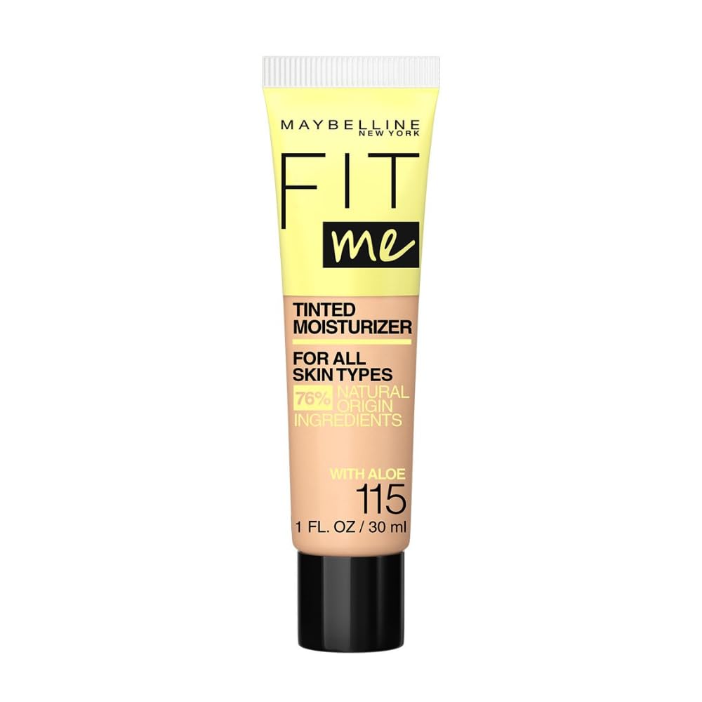 Maybelline hidratante con color 115: botella con cobertura natural.