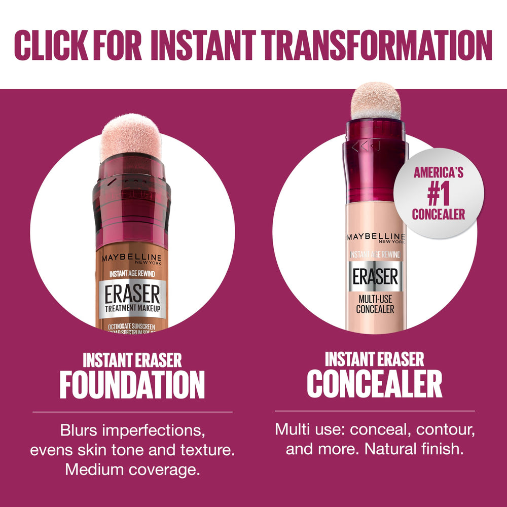 Maybelline Instant Age Rewind Eraser Foundation non-comedogenic formula suitable for sensitive skin