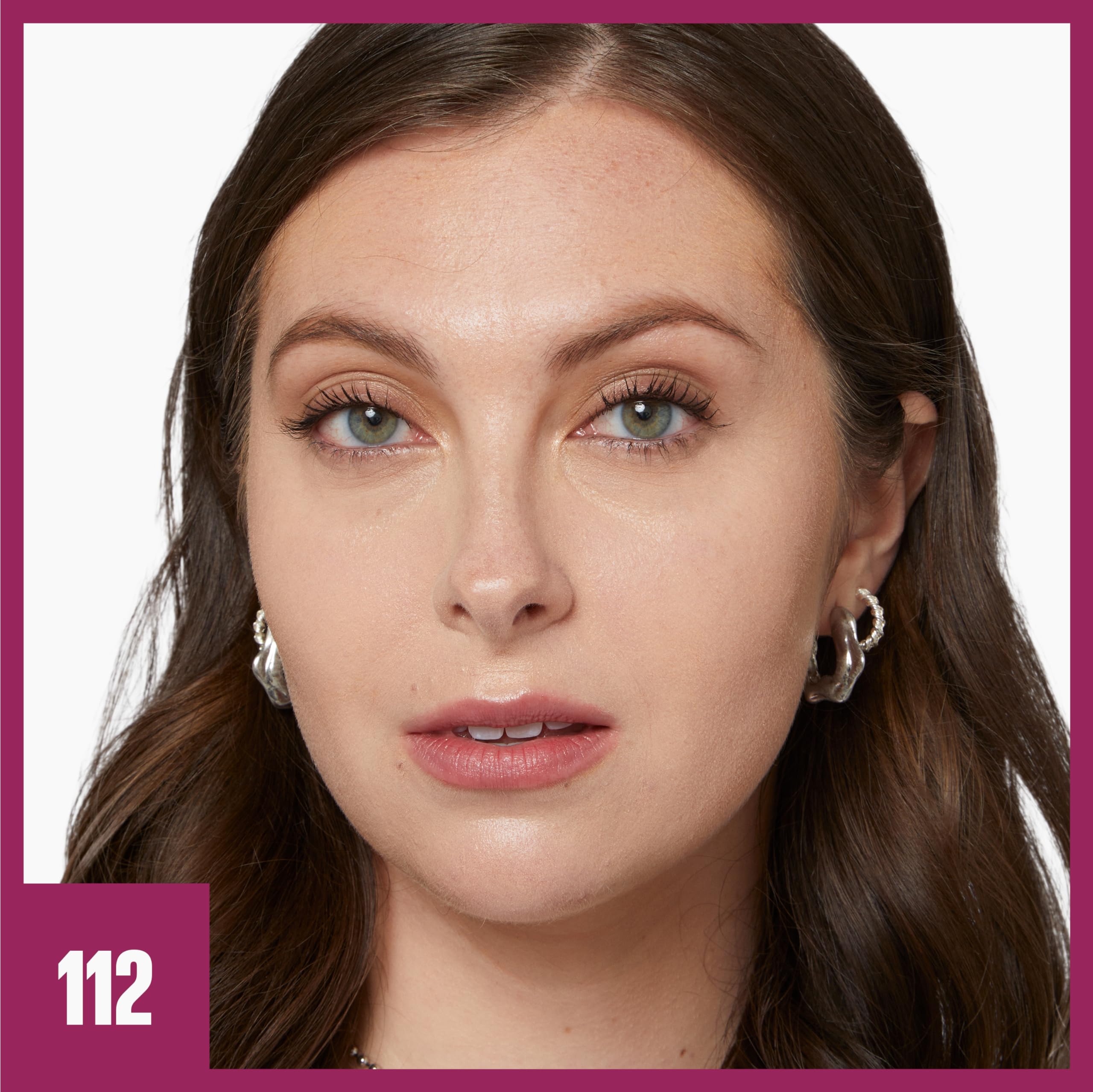Maybelline Instant Age Rewind Eraser Foundation swatch on skin shows balanced tone and blur.