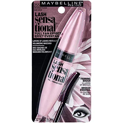 Maybelline Lash Sensational lengthening visible on lashes.
