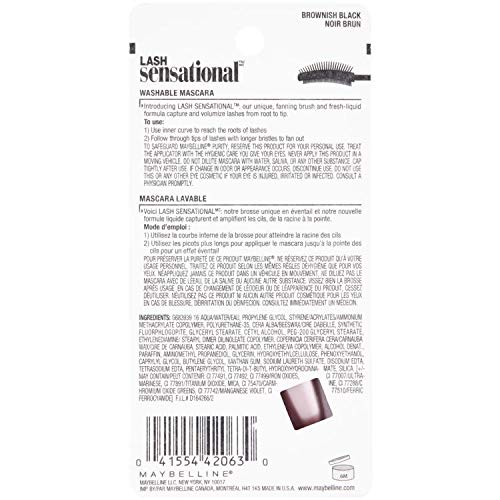 Maybelline Lash Sensational packaging design for everyday use.