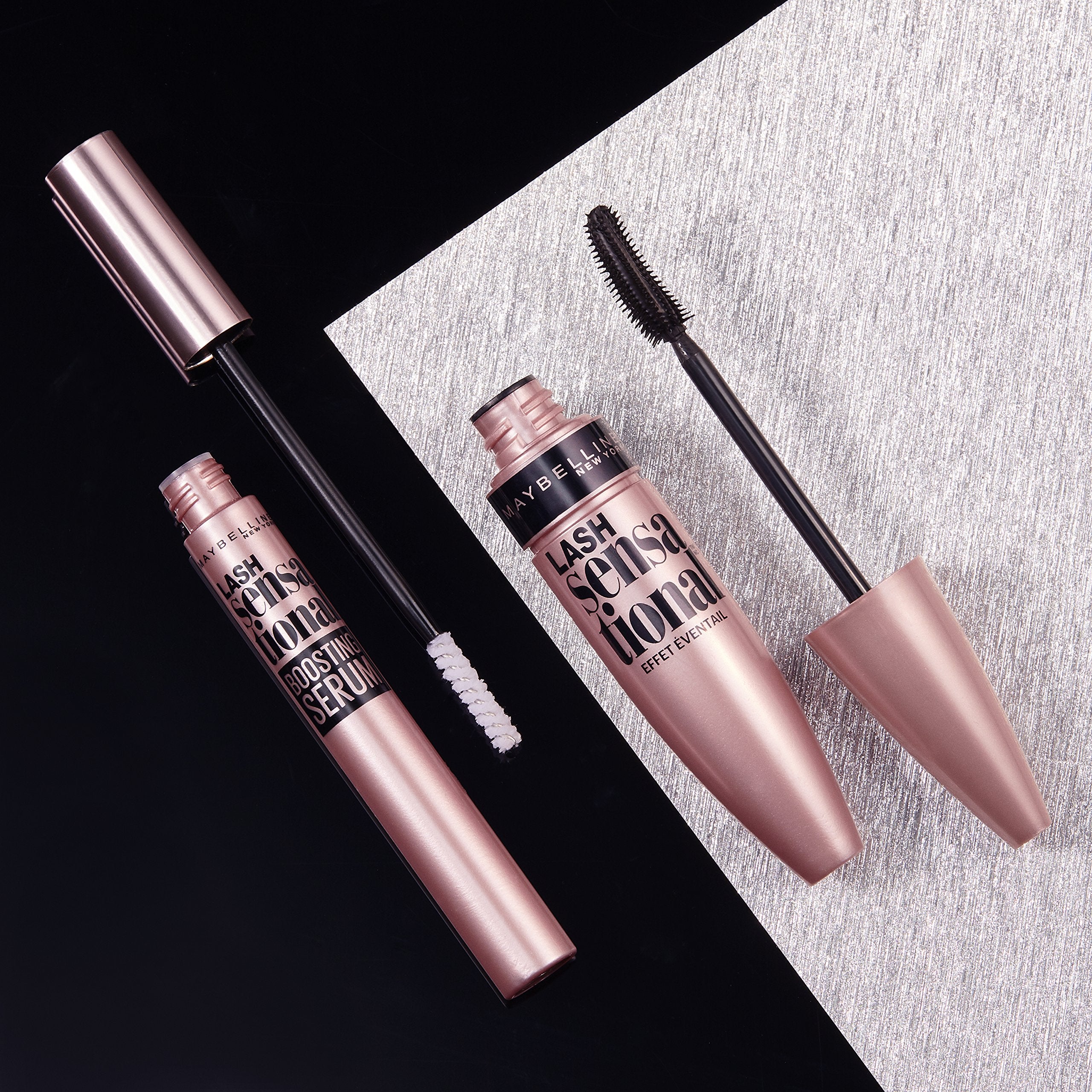 Maybelline Lash Serum packaging displayed on a clean surface.