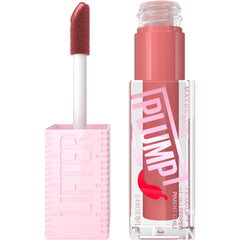 Maybelline Lifter Gloss Plump with XL wand for precise lift and glossy color.
