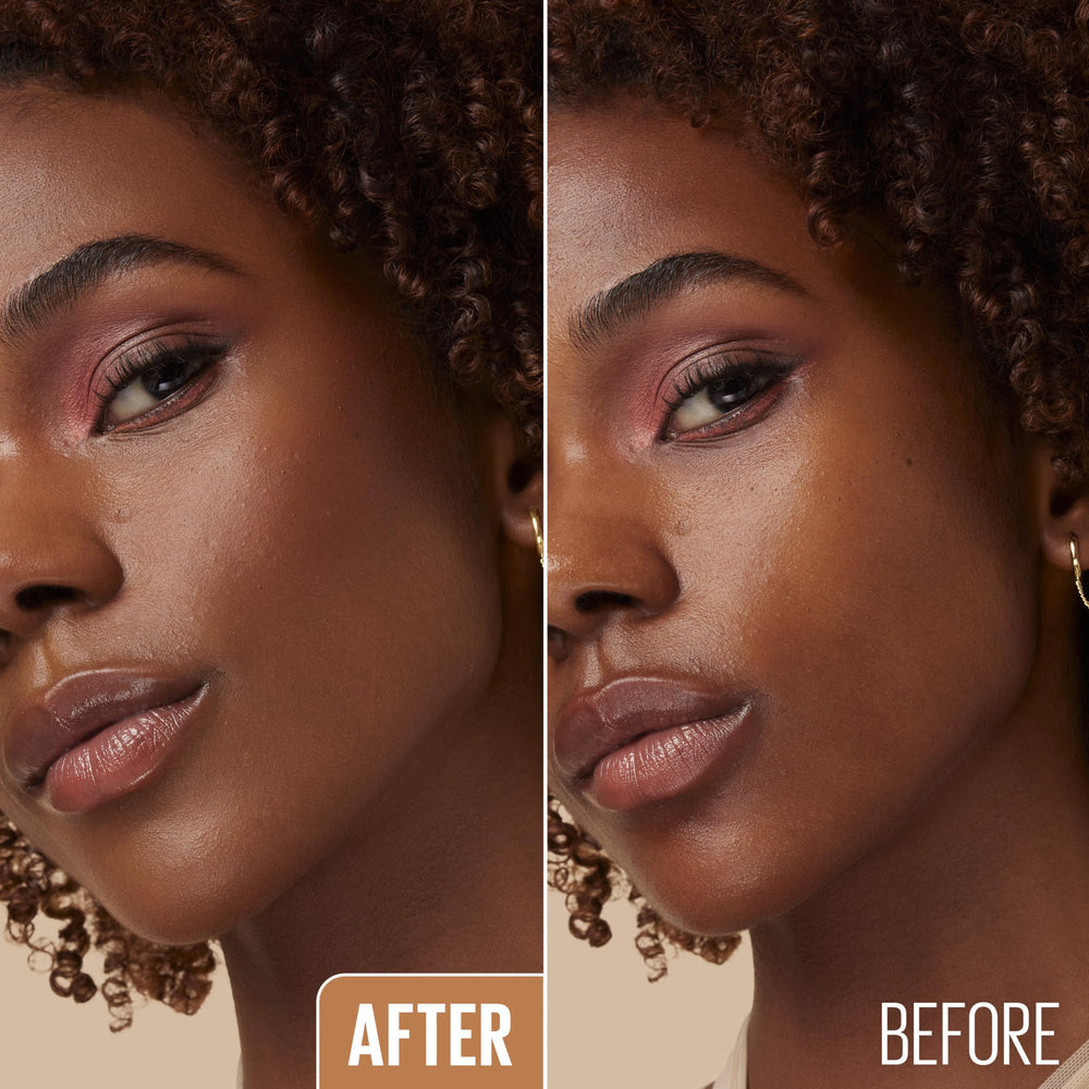 Maybelline Lifter Stix application swatch demonstrates seamless blending for natural coverage