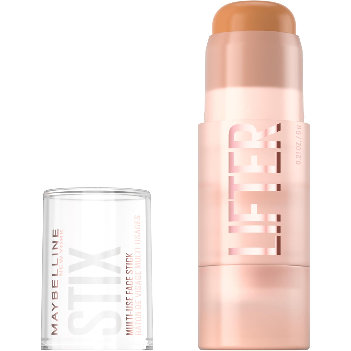 Maybelline Lifter Stix application demonstrates quick coverage and seamless blend for everyday use.