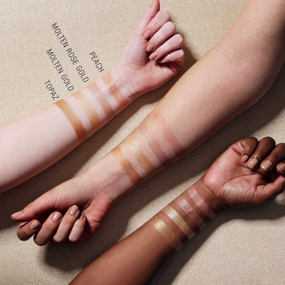 Maybelline Master Chrome cheekbone highlight enhances structure with glow