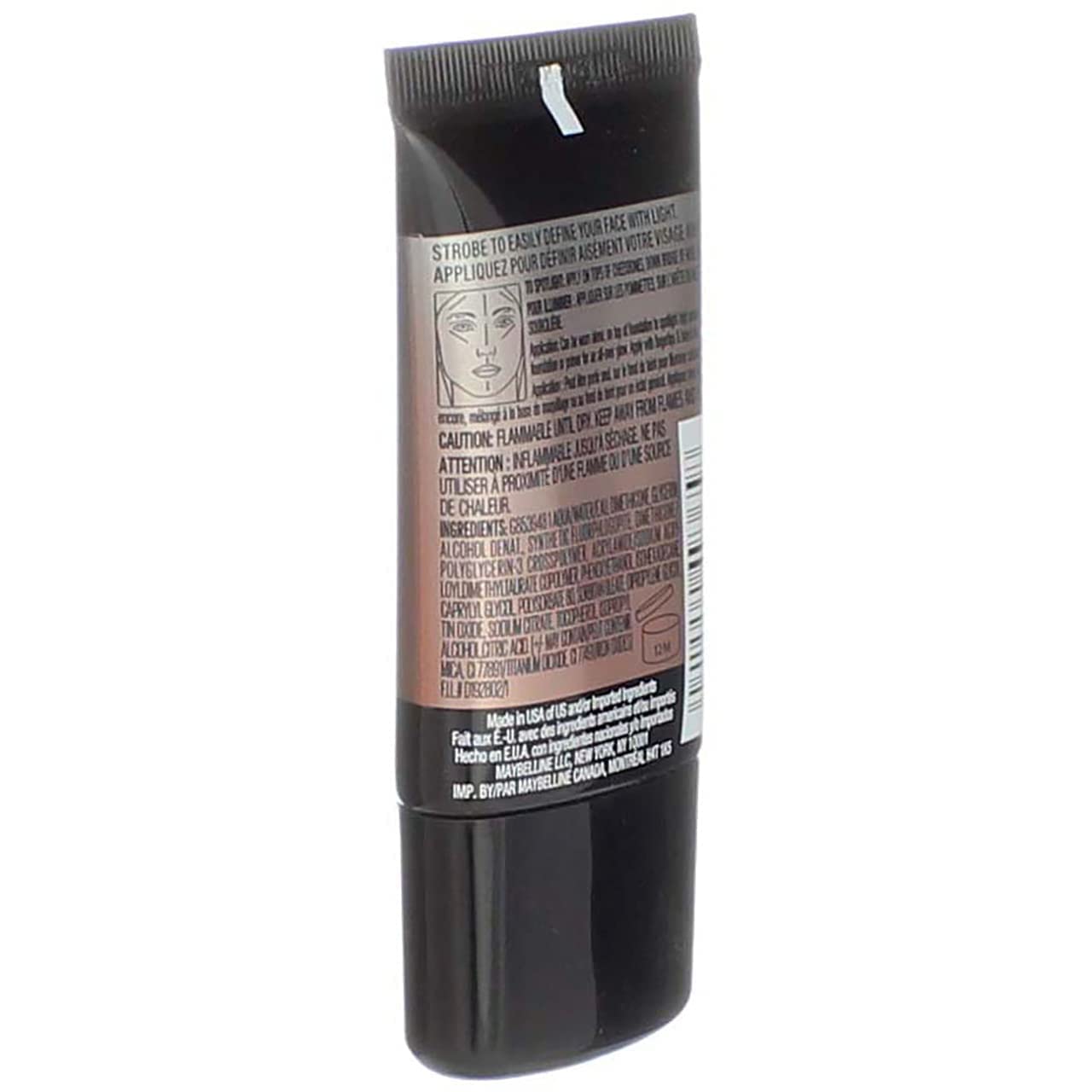 Maybelline Master Strobing Liquid Illuminator layered with primer for an early glow