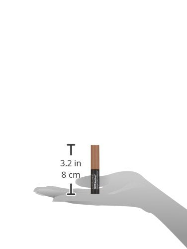 Maybelline Brow Drama finished brows appear soft and defined.
