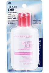 Maybelline Expert Eyes remover packaging highlights compatibility with waterproof makeup