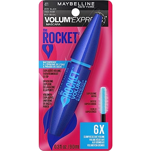 Maybelline New York Volum' Express The Rocket lashes ready for dramatic definition.