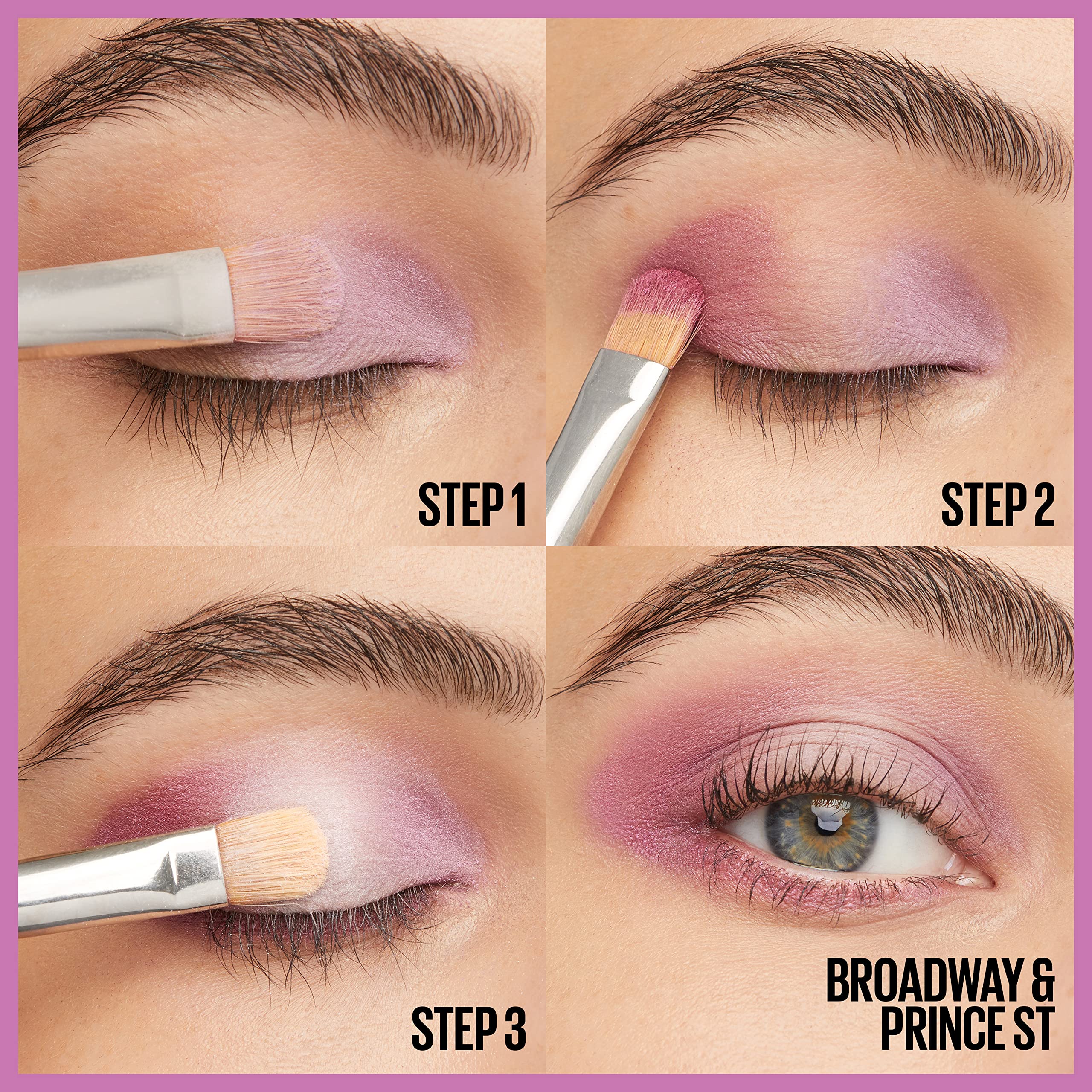 Maybelline Shadow Blocks close-up pigment texture shows rich color and smooth finish.