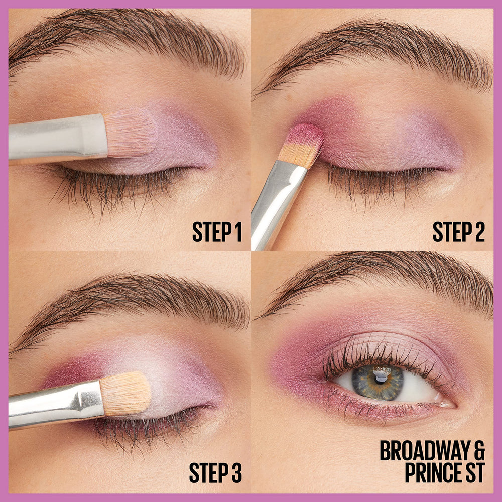 Maybelline Shadow Blocks close-up pigment texture shows rich color and smooth finish.