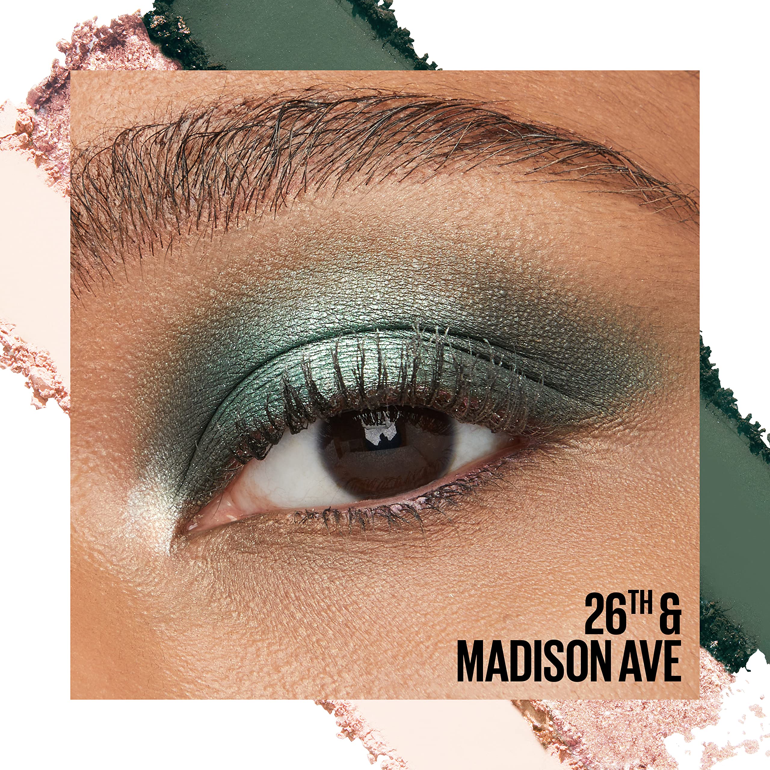 Maybelline Shadow Blocks on-eyelid look showcases versatile shading from day to night.