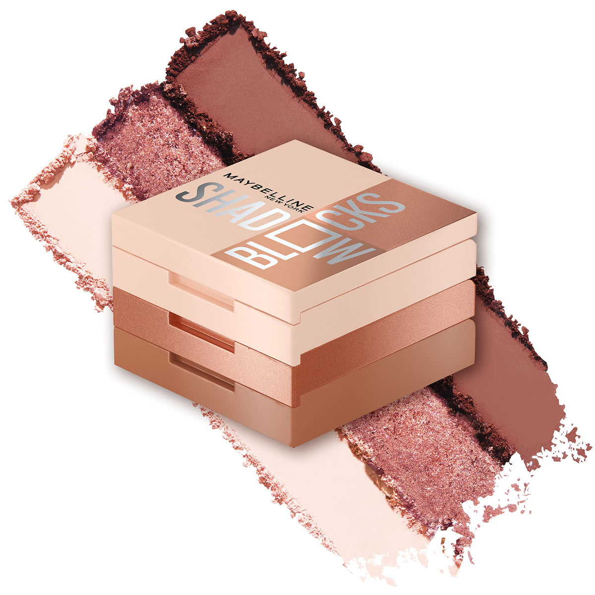 MAYBELLINE Shadow Blocks paleta trío compacto para llevar y definir looks