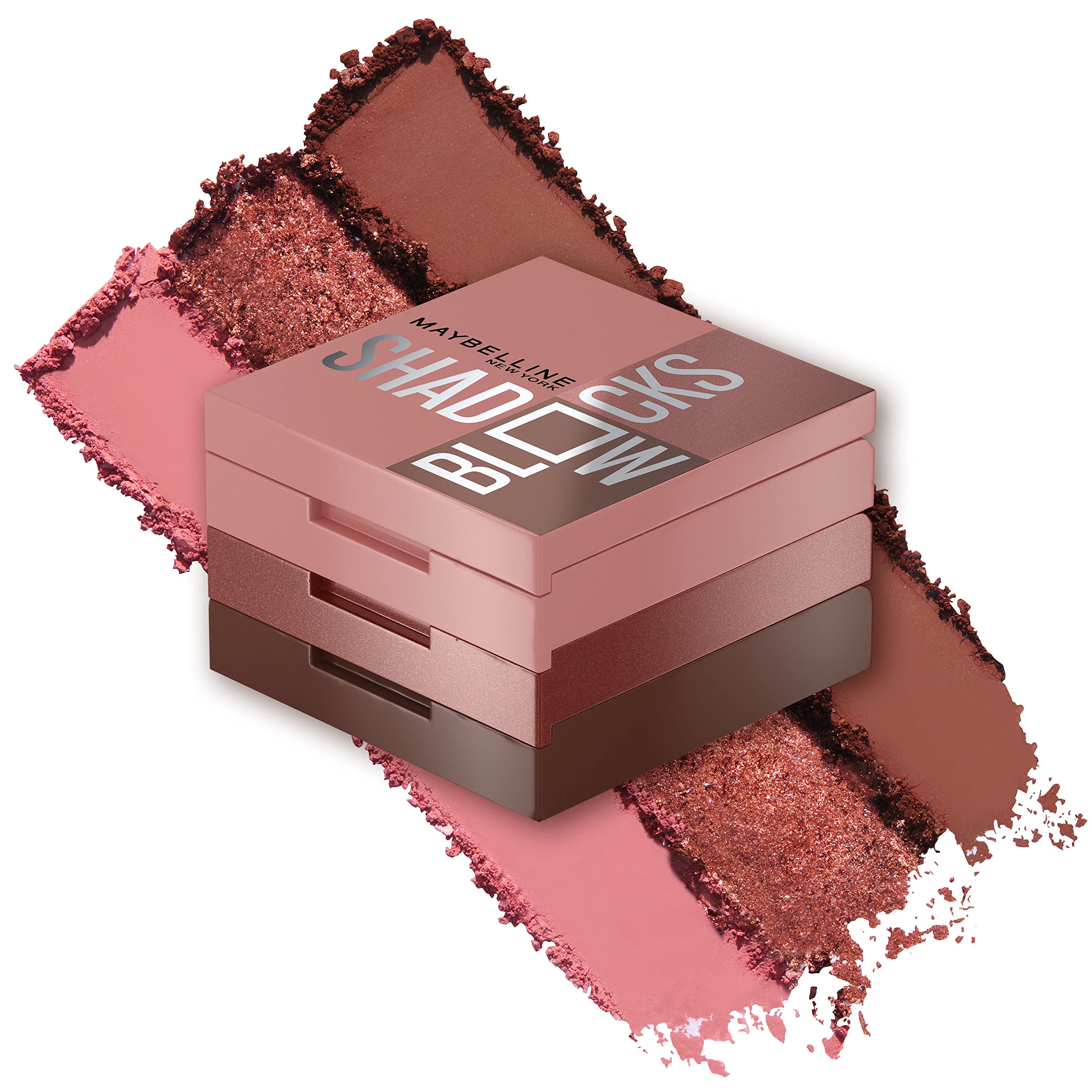 Maybelline Shadow Blocks west-4th-perry-st-compact close-up for bold on-the-go color.
