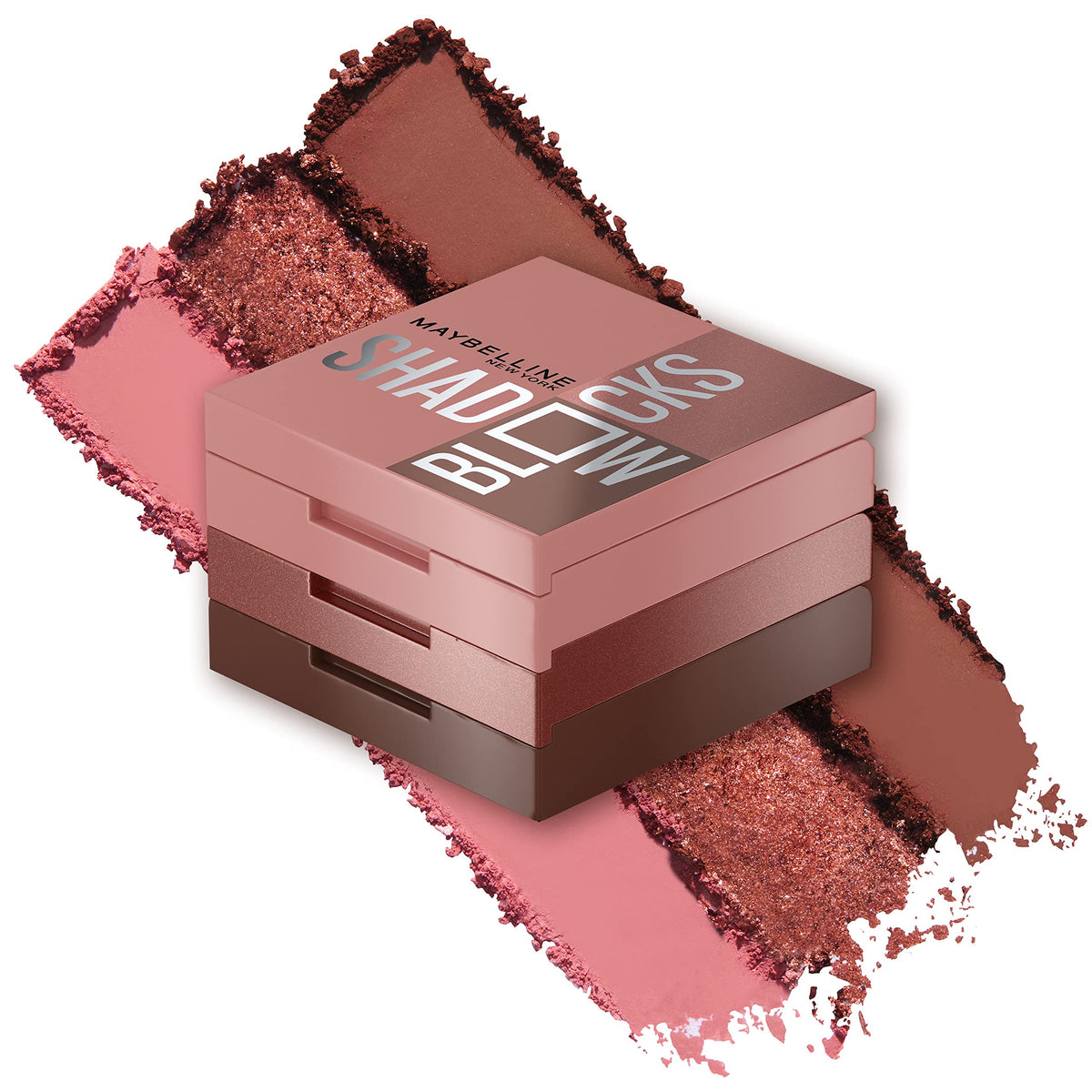 Maybelline Shadow Blocks west-4th-perry-st-compact close-up for bold on-the-go color.
