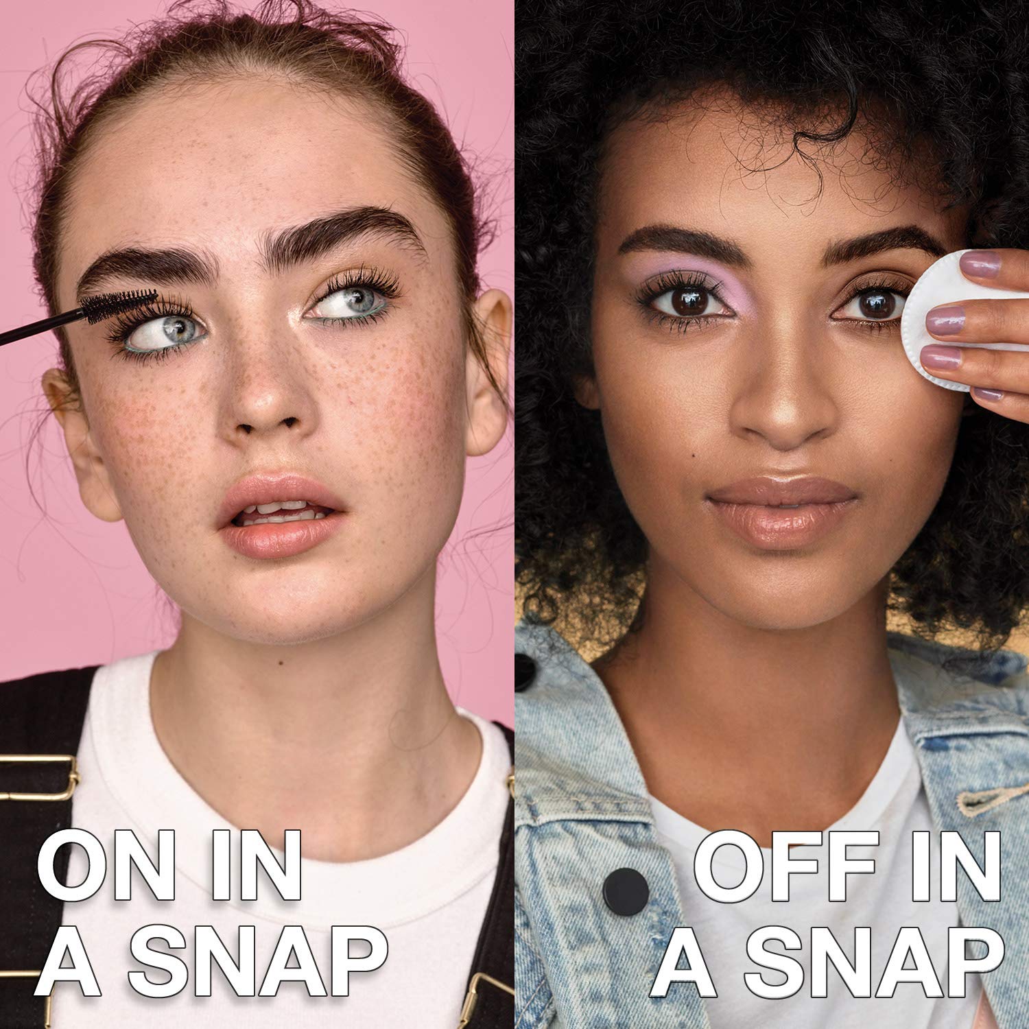 Maybelline Snapscara: probado por oftalmólogos para uso diario.
