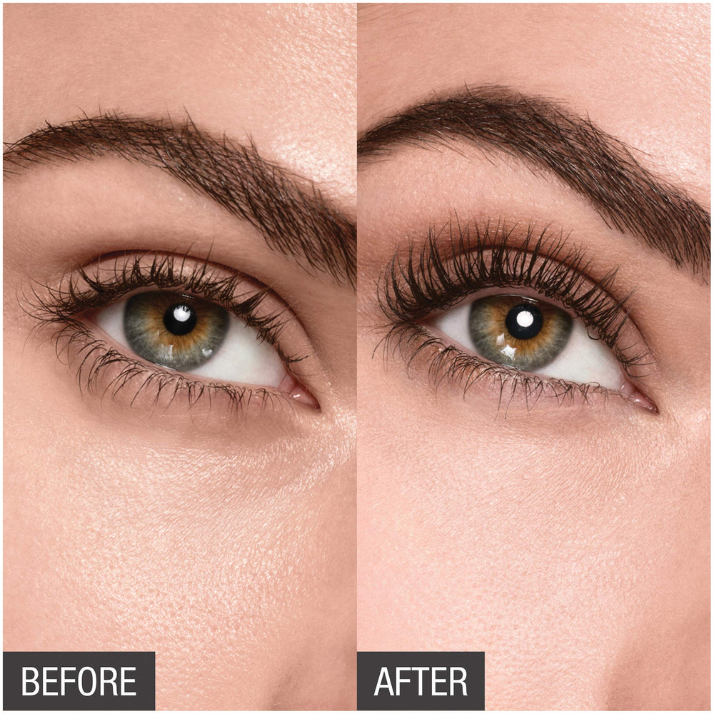 Maybelline Snapscara removal with warm water showing easy take-off without rubbing.