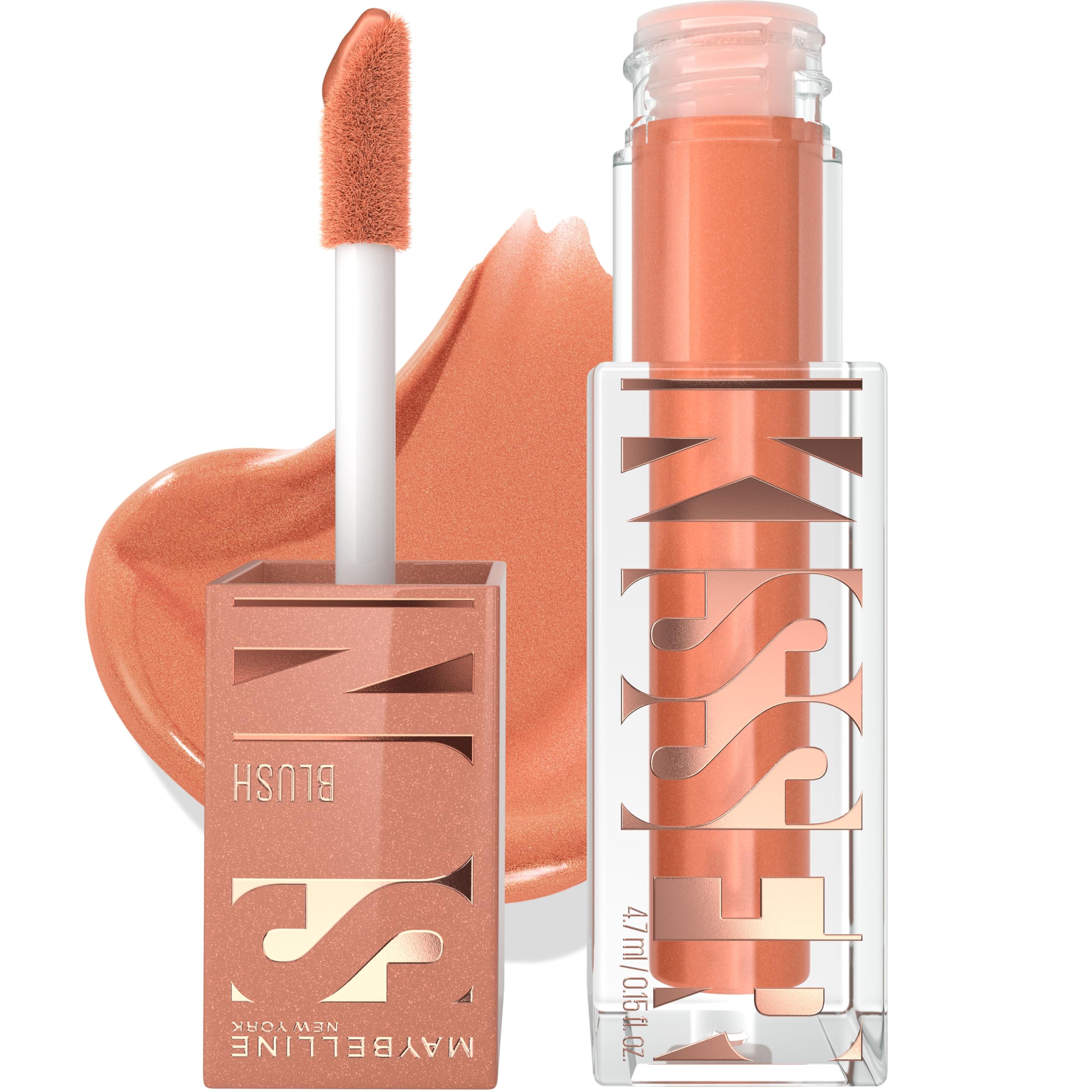 Maybelline Sunkisser: aplicador dot preciso para tono rosado con acabado natural.