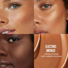 Maybelline Sunkisser bronzer-warmth swatch image adds sunlit dimension with easy layering.