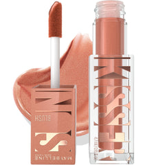 Maybelline Sunkisser liquid blush-bronzer application for easy blending and natural glow.