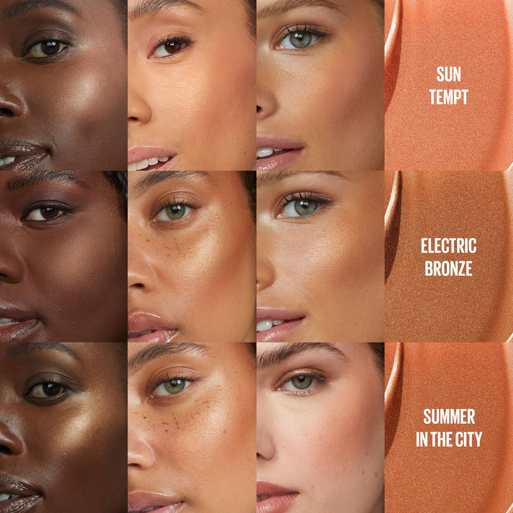 Maybelline Sunkisser plush-dot applicator in-use image for quick dot-and-blend application.