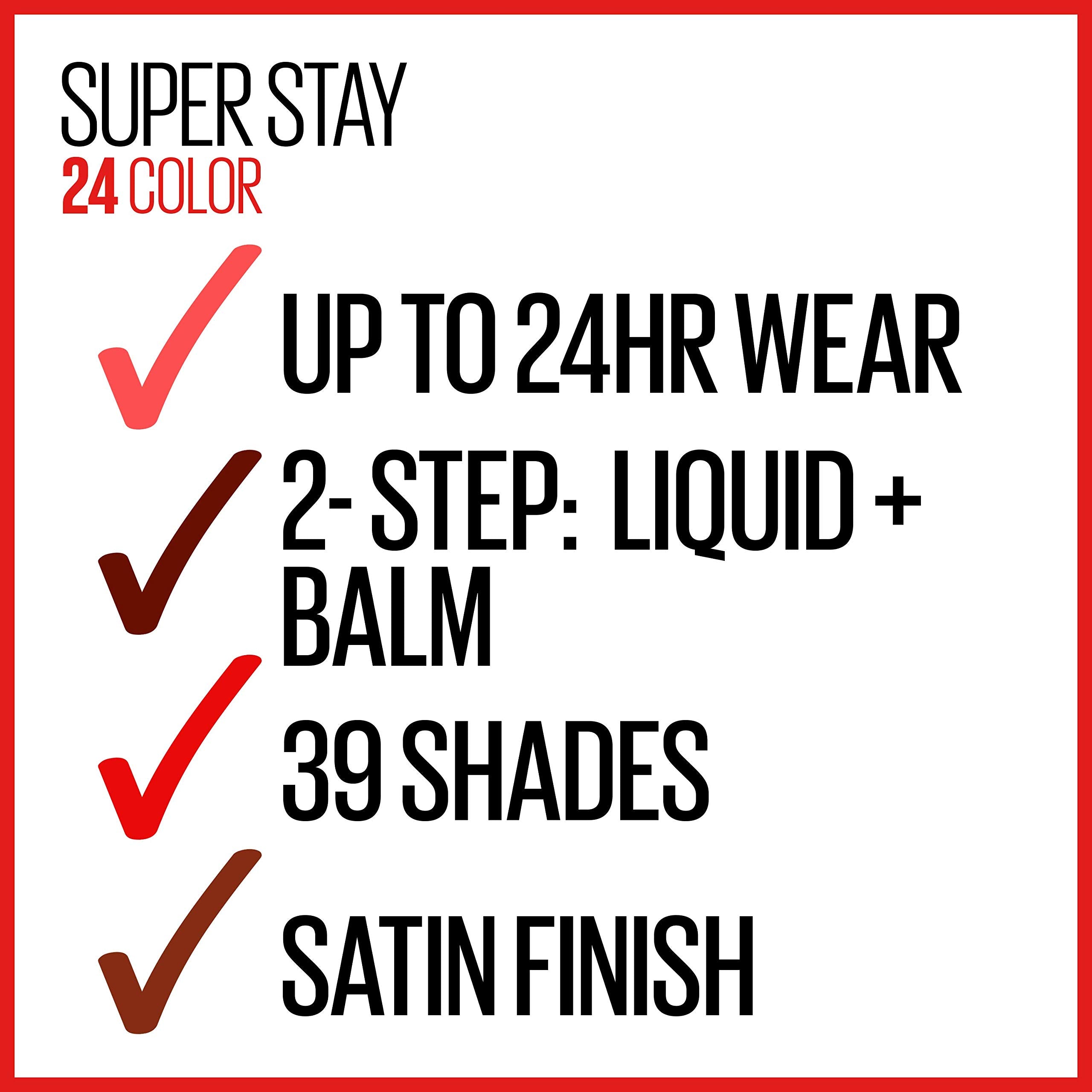 Maybelline Super Stay 24 Frozen Rose shade collection visual