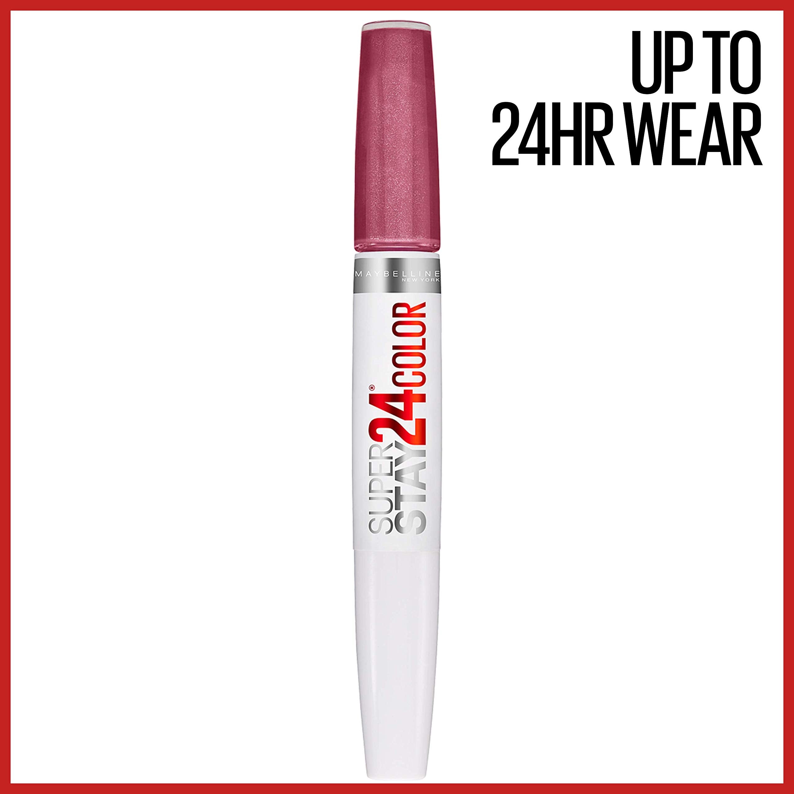 Maybelline Super Stay 24 precision applicator demonstrates precise lip color delivery