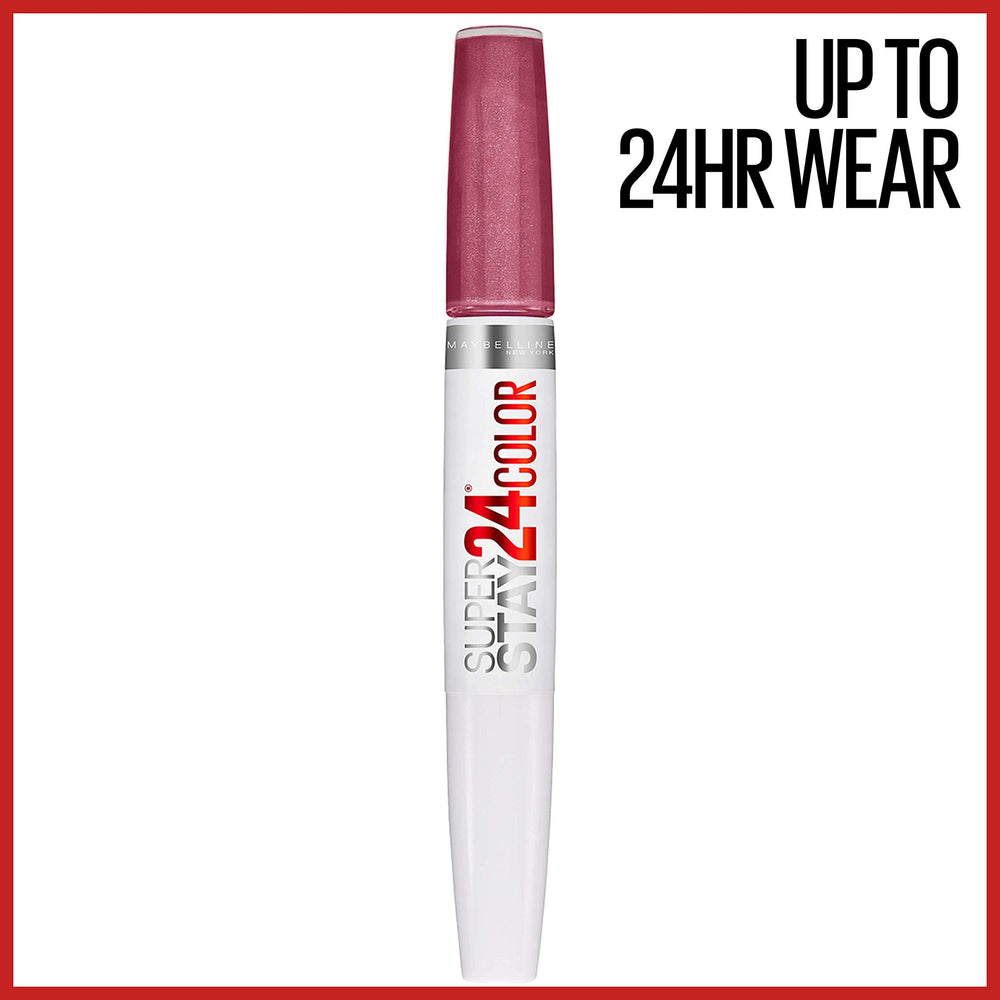 Maybelline Super Stay 24 precision applicator demonstrates precise lip color delivery