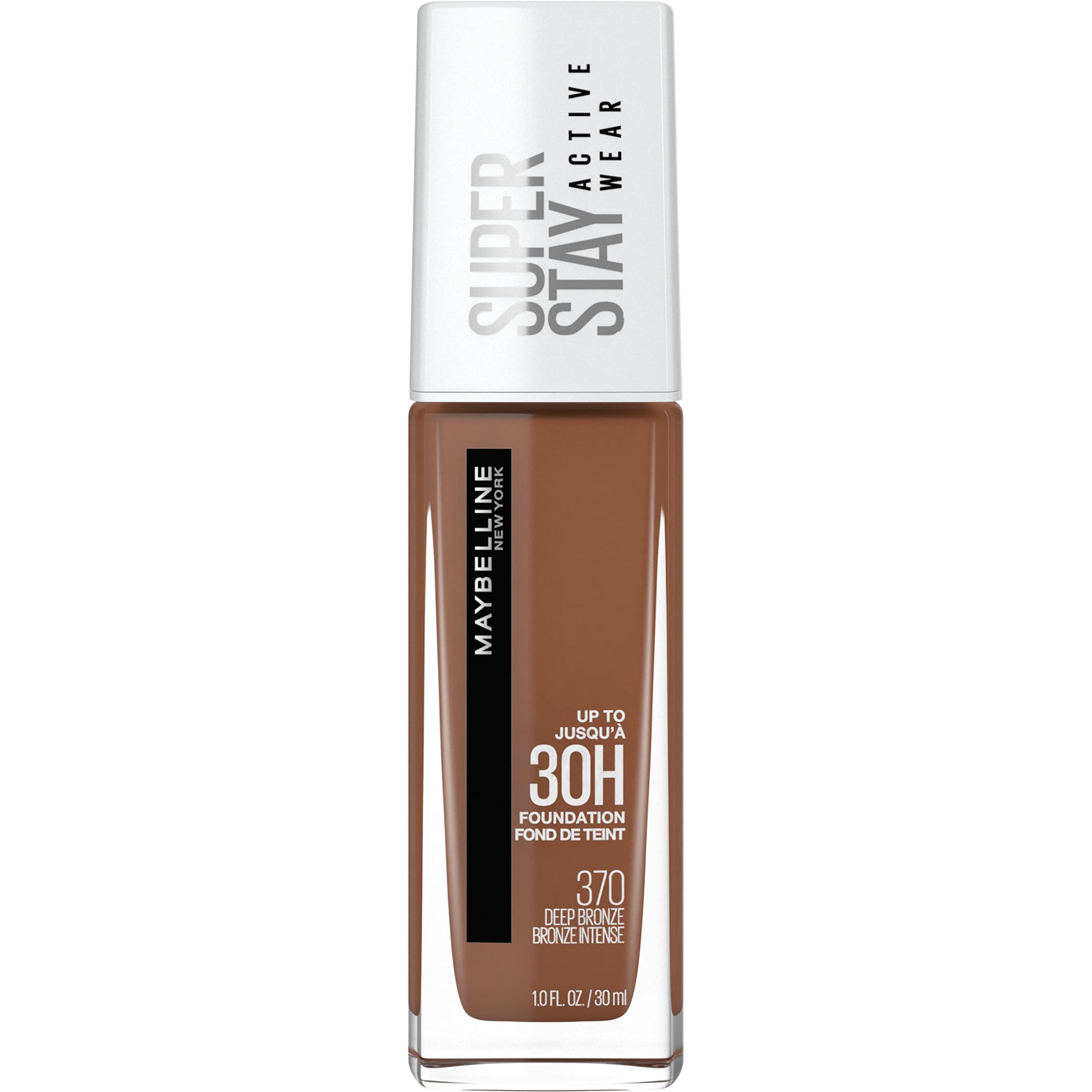 Maybelline Super Stay base cobertura total en botella, duradera todo el día