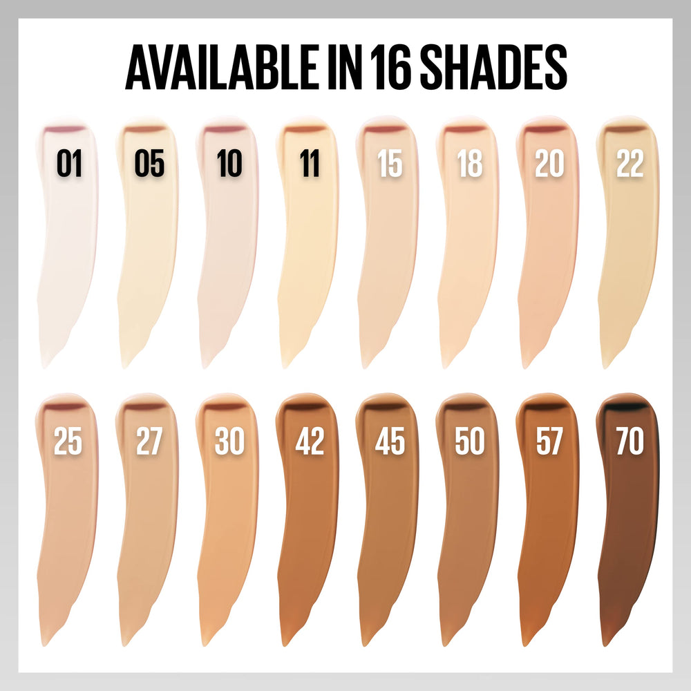 Maybelline Super Stay Concealer dermatologist-tested and allergy-tested for sensitive skin.