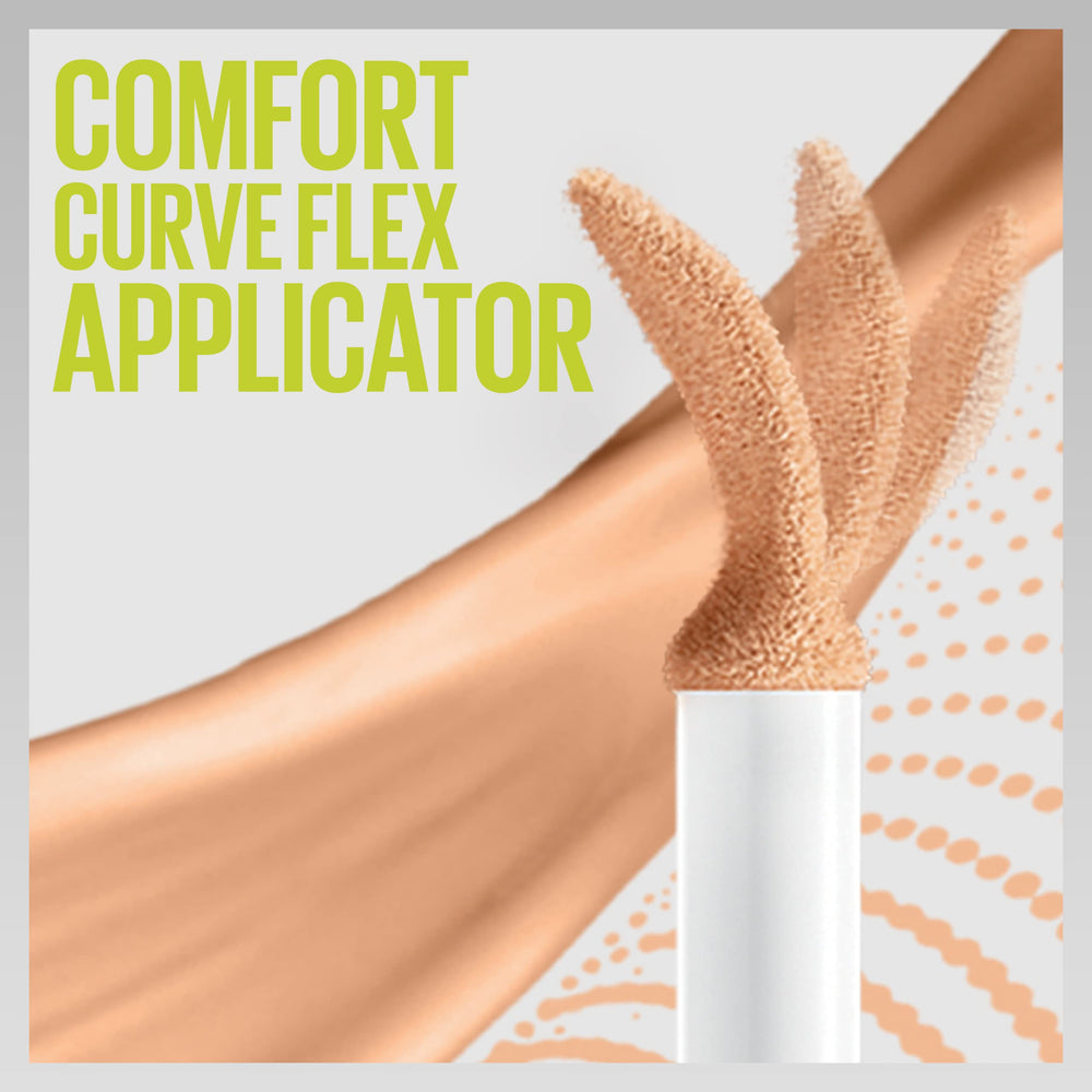 Maybelline Super Stay Concealer oil-free formula feels lightweight on skin.