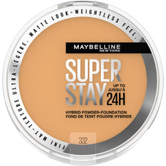 Maybelline Super Stay Hybrid Powder Foundation 332 shade swatches for versatile coverage