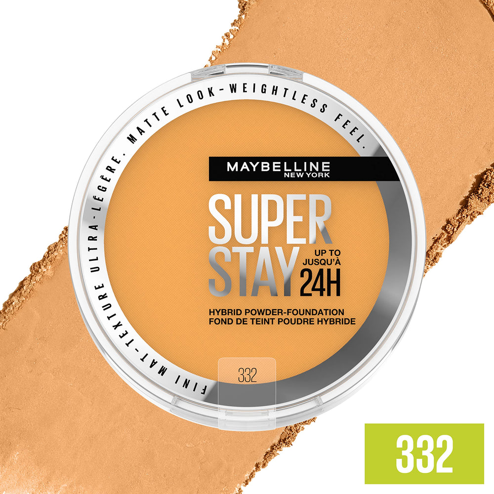 Maybelline Super Stay Hybrid Powder Foundation water-resistant texture during exposure test