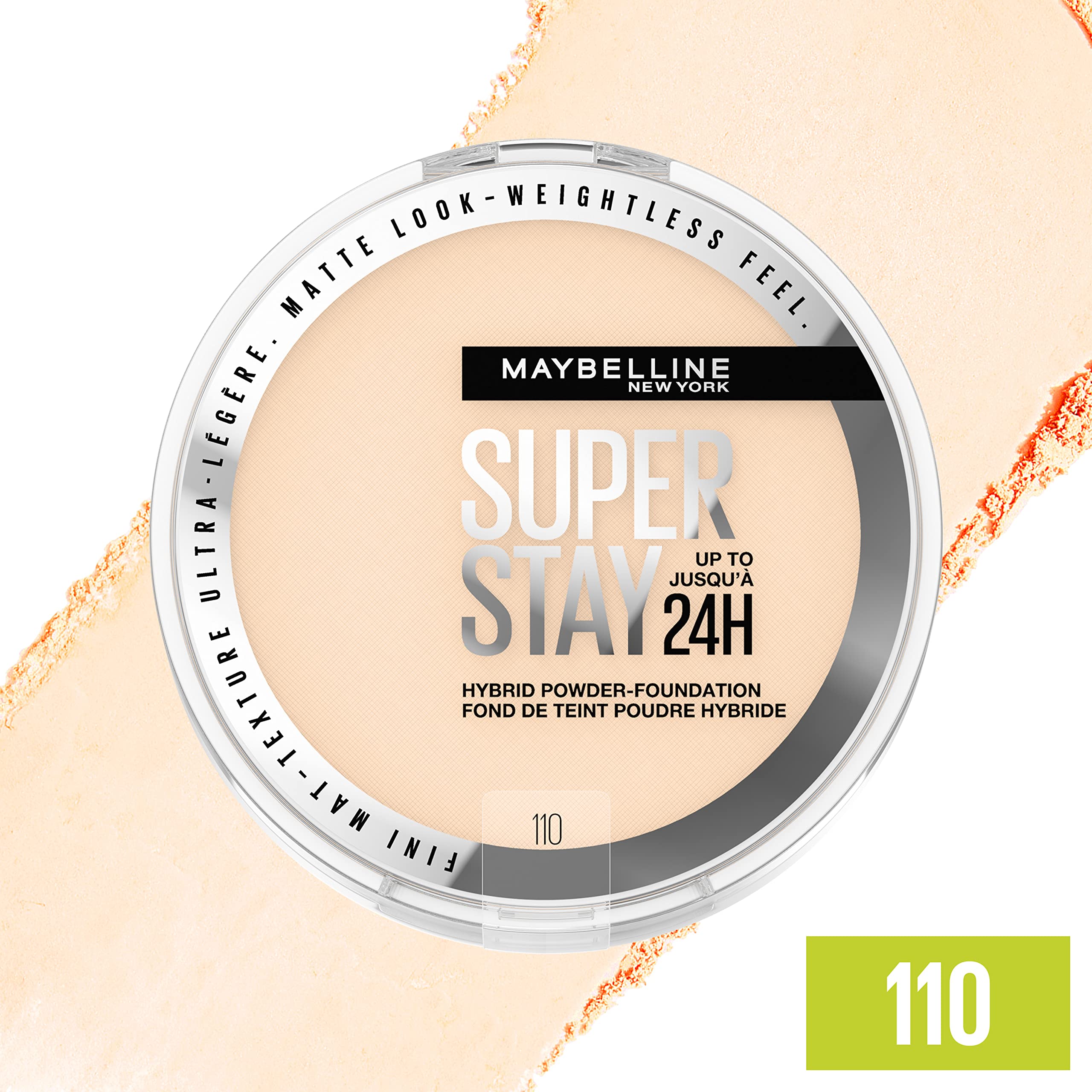 Maybelline Super Stay Hybrid Powder compact packaging ready for on-the-go touchups.