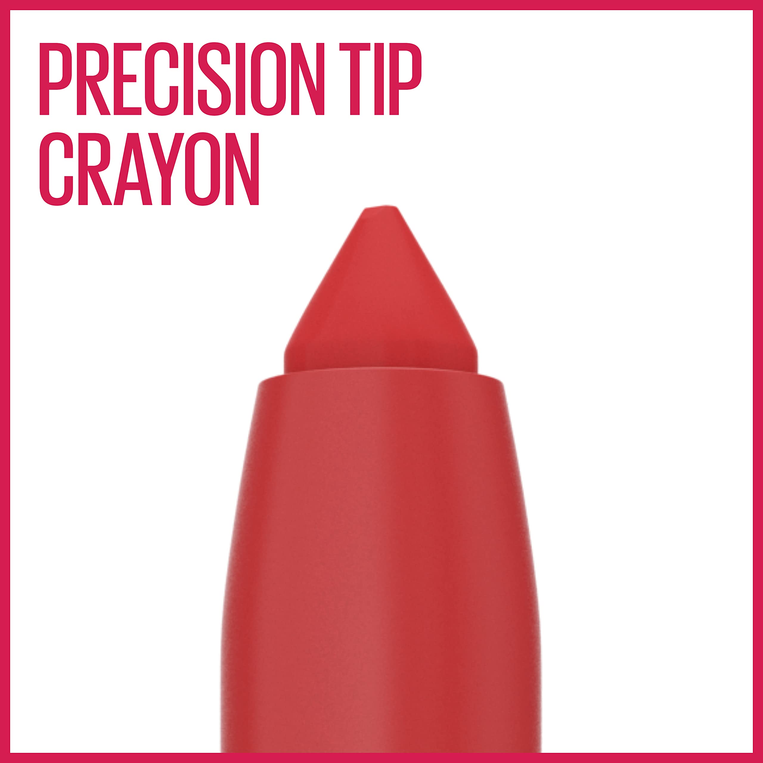 Maybelline Super Stay Ink Crayon Accept A Dare shade swatches on lips.
