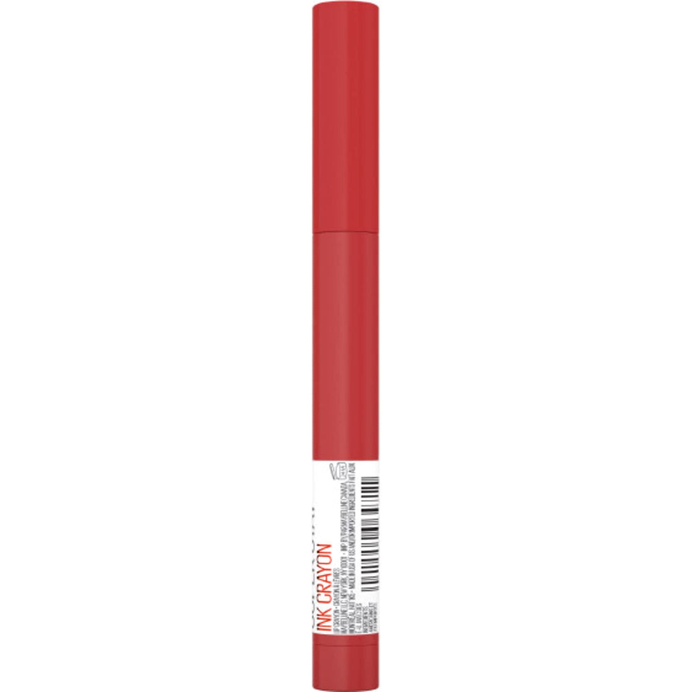Maybelline Super Stay Ink Crayon transfer-free finish helps maintain look.