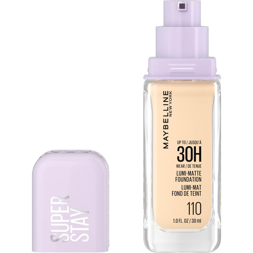 Maybelline Super Stay Lumi-Matte Foundation bottle-pump for long wear and smooth finish