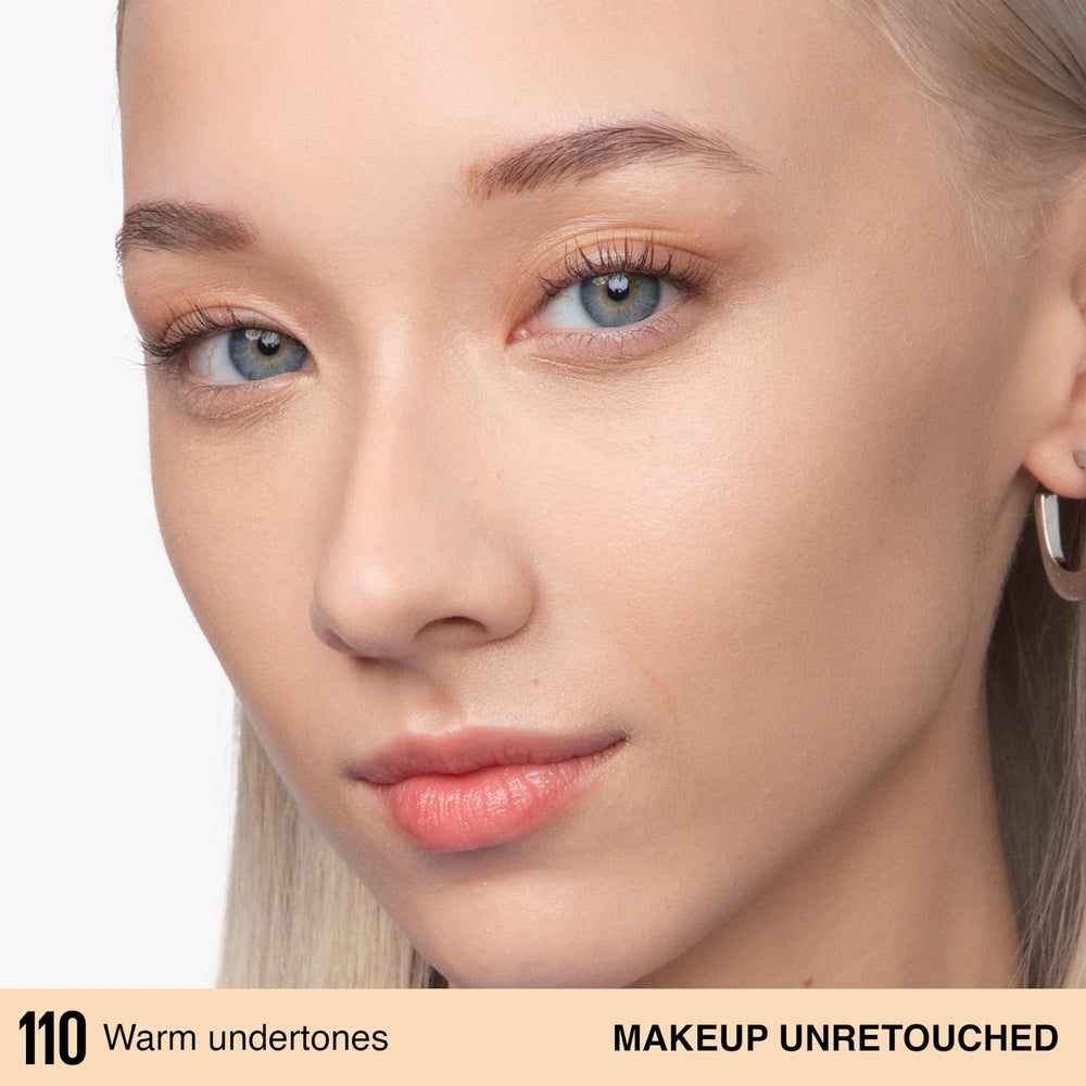 Maybelline Super Stay Lumi-Matte Foundation swatches-24-shades close-up for shade-matching and natural glow