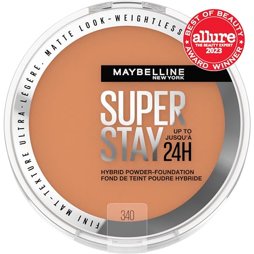 Maybelline Super Stay Hybrid Powder-Foundation sweat-resistant formula for active days.