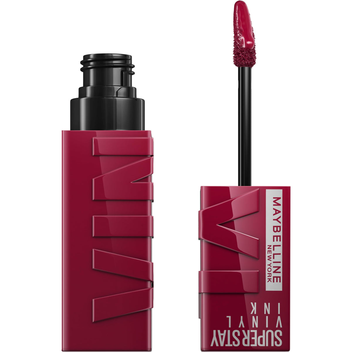 Maybelline Super Stay Vinyl Ink shake bottle preps longwear lipcolor for bold color