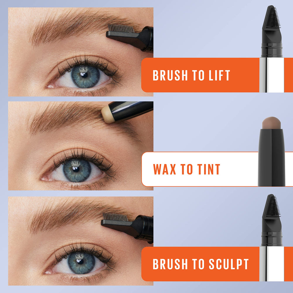 Maybelline TattooStudio Brow Lift Stick longwear formula for durable brow hold.